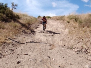 Radfahren in der Wüste 
